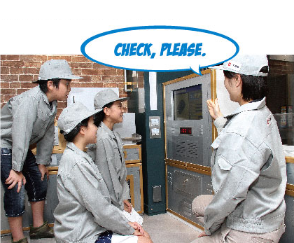 スタッフ:CHECK,PLEASE.