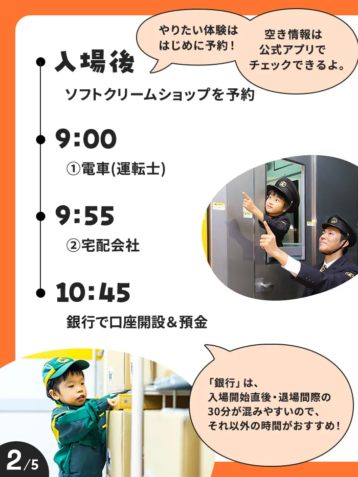 未就学児のモデルコース