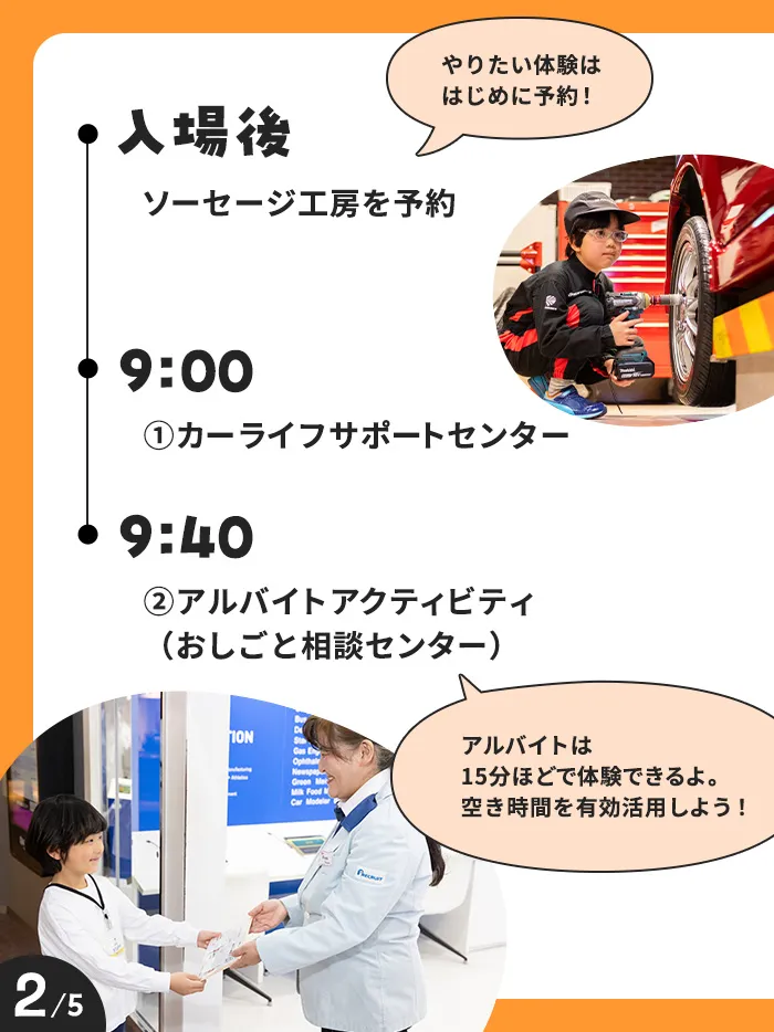 小学校低学年のモデルコース