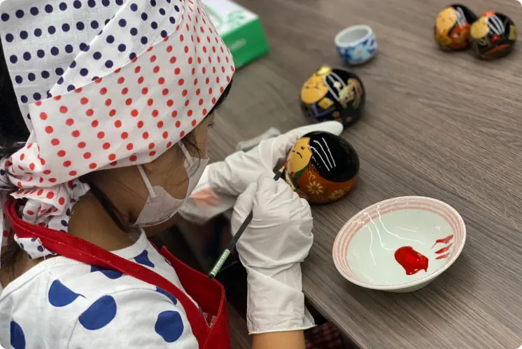 「Out of KidZania in やまぐち 2021」大内塗漆器職人の仕事