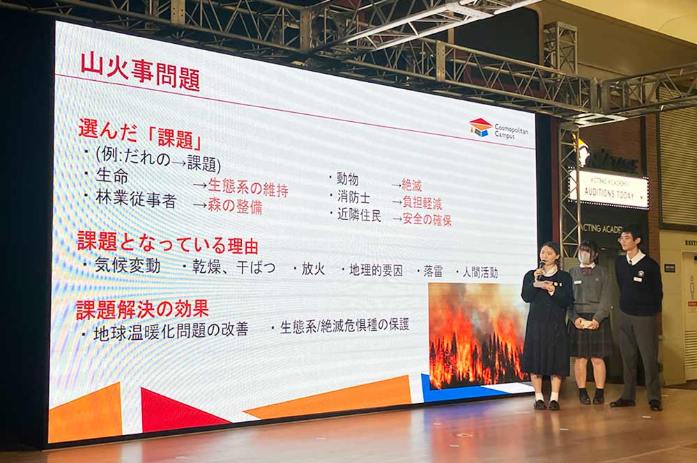 課題：山火事問題