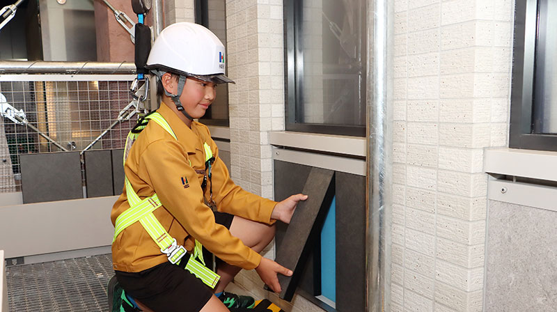 マンション建設現場