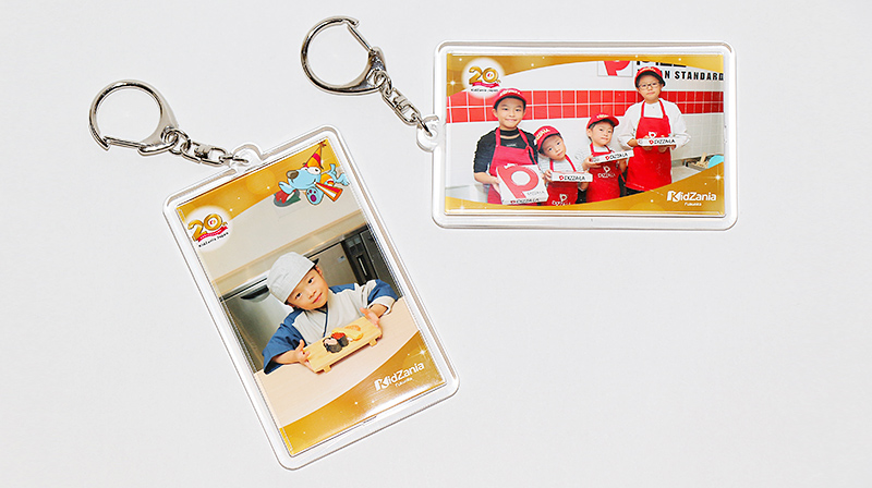 20周年のキーチェーン