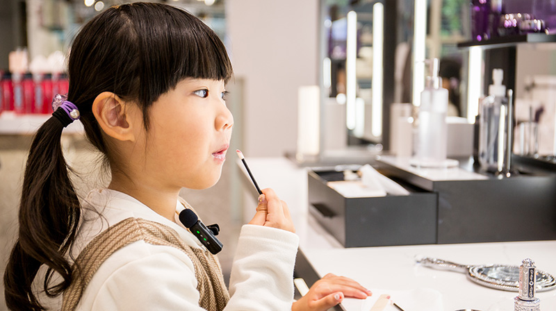 プロのメイク現場を見学 & トーク