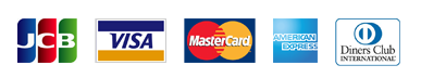 JCB,VISA,MasterCard,AMERICAN EXPRESS,Diners Club